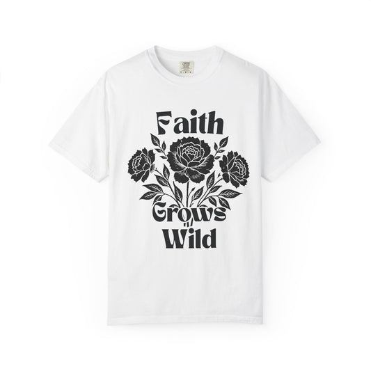 He Is Risen Comfort Colors T-Shirt, Christian clothes, Faith Based Tee, Christian merch, Christian Gift, Cottagecore Boho Botanical Tshirt